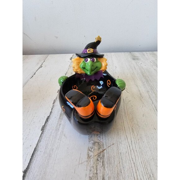 Ganz Halloween witch spreader bull tray party decor shabby chic - Picture 2 of 7